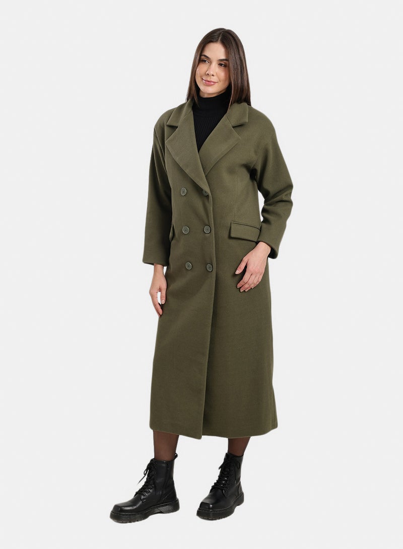 Clue Midi Coat With Notch Collar - Image 3